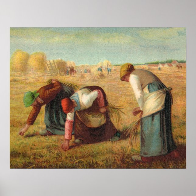 Van Gogh, Gleaners i fält Poster (Framsidan)