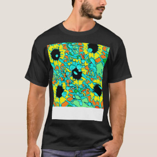 Van Gogh Graffiti Sunblommor T Shirt