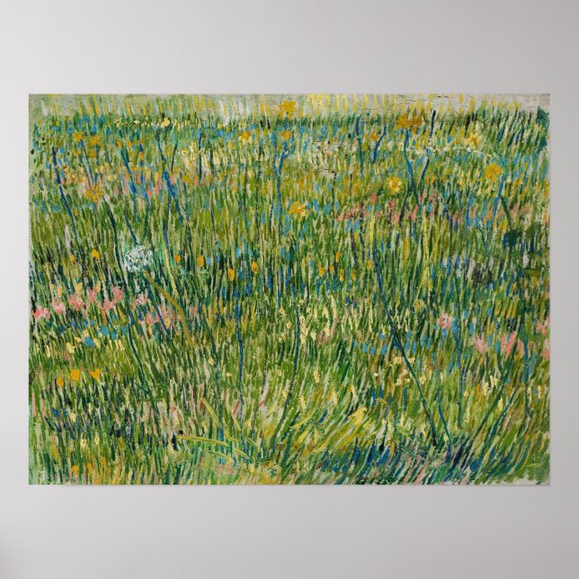 Van Gogh - Gräsplätt Poster (Framsidan)