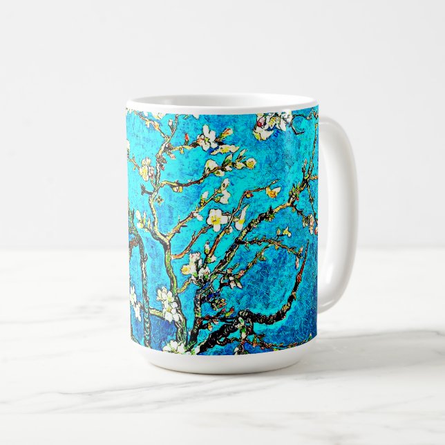 Van Gogh - Grenar med Almond Blommar Kaffemugg (Framsida höger)