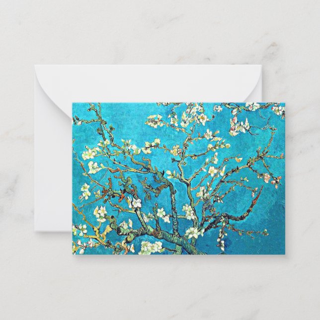 Van Gogh - Grenar med Almond Blommars Anteckningskort (Framsida)