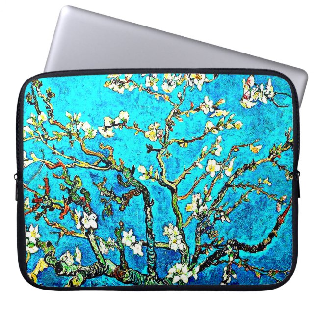 Van Gogh - Grenar med Almonds Laptop Fodral (Framsidan)