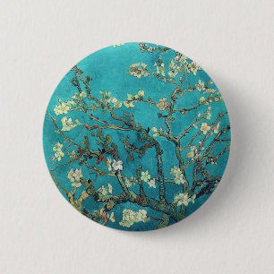 Van Gogh grenar med mandelblommar knäppas Knapp