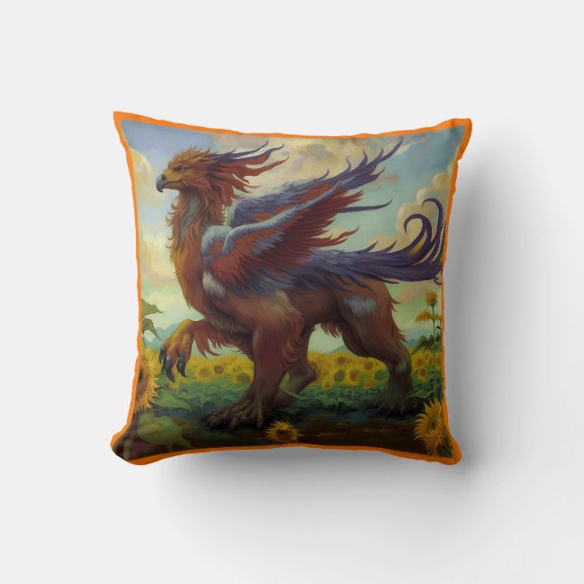 Van Gogh Griffin Natt och Dag Kudde (Framsida)