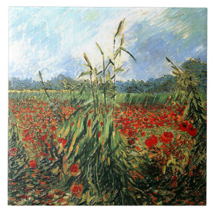 Van Gogh - Grönt Öron of Wheat Kakelplatta