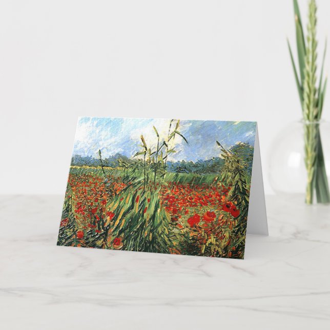 Van Gogh - Grönt Öron of Wheat Kort (Framsida)