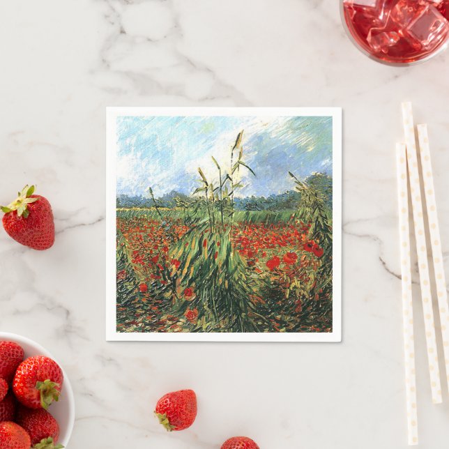 Van Gogh - Grönt Öron of Wheat Pappersservett (Insitu)
