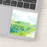 Van Gogh. Grönt Wheat Fält Auvers. Impressionism Klistermärken<br><div class="desc">Van Gogh "Grönt Wheat Fält,  Auvers" dekal.</div>