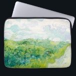 Van Gogh. Grönt Wheat Fält Auvers. Impressionism Laptop Fodral<br><div class="desc">Van Gogh "Grönt Wheat Fält,  Auvers" laptop sleeve</div>