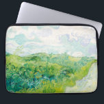 Van Gogh. Grönt Wheat Fält Auvers. Impressionism Laptop Fodral<br><div class="desc">Van Gogh "Grönt Wheat Fält,  Auvers" laptop sleeve</div>