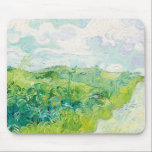 Van Gogh. Grönt Wheat Fält Auvers. Impressionism Musmatta<br><div class="desc">Van Gogh "Grönt Wheat Fält,  Auvers" musknapp.</div>