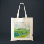 Van Gogh. Grönt Wheat Fält Auvers. Impressionism Tygkasse<br><div class="desc">Van Gogh "Grönt Wheat Fält,  Auvers" till väskan.</div>