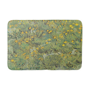 Van Gogh Gul Äng - Klassisk Blommig Konst Badrumsmatta
