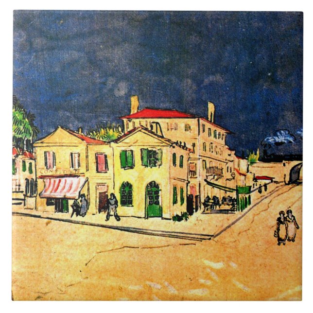 Van Gogh - Gulten House Kakelplatta (Framsidan)