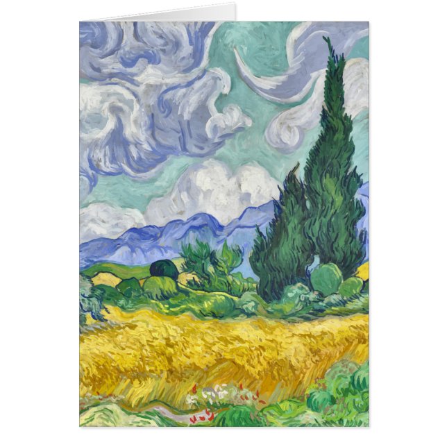 Van gogh hälsningskort (Framsidan)