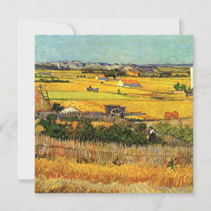 Van Gogh - Harvest at La Crau, landskapsmålning