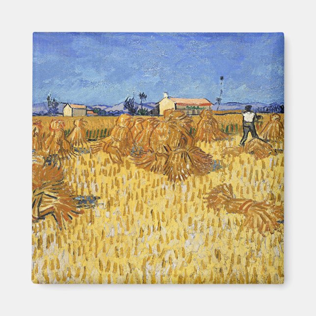 Van Gogh - Harvest in Provence Magnet (Framsidan)