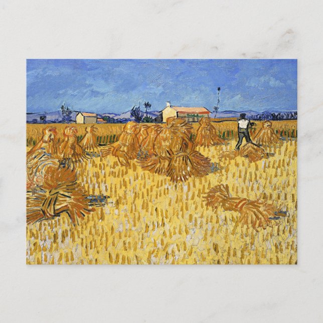 Van Gogh - Harvest in Provence Vykort (Framsida)