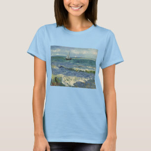 Van Gogh havsutsikt vid Saintes Maries de la Mer T Shirt
