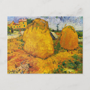 Van Gogh - Haystacks i Provence Vykort