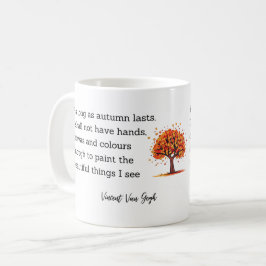 Van Gogh Höst Citat Dekoration För Hemmet Kaffemugg