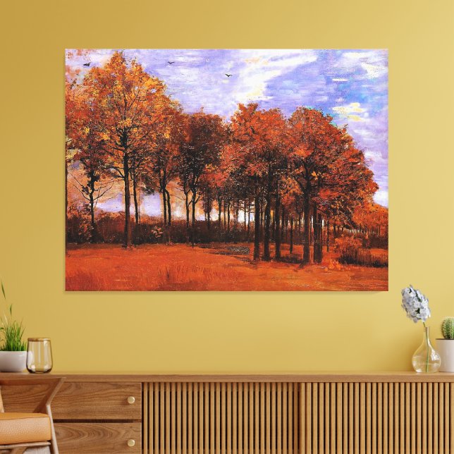 Van Gogh - Höstlandskap, Canvastryck (Insitu (Vardagsrum))