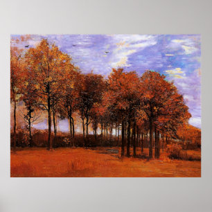 Van Gogh - Höstlandskap Poster