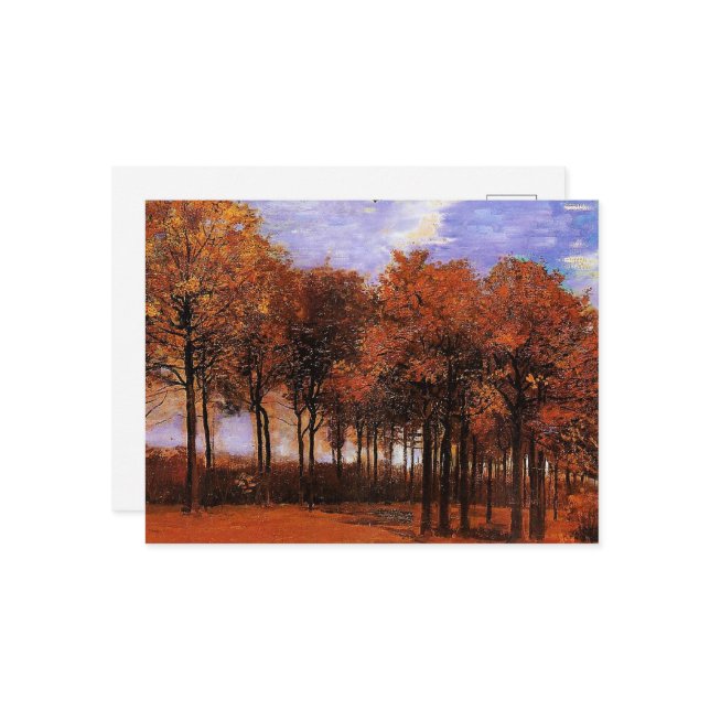 Van Gogh - Höstlandskap Vykort (Fram/Back In Situ)
