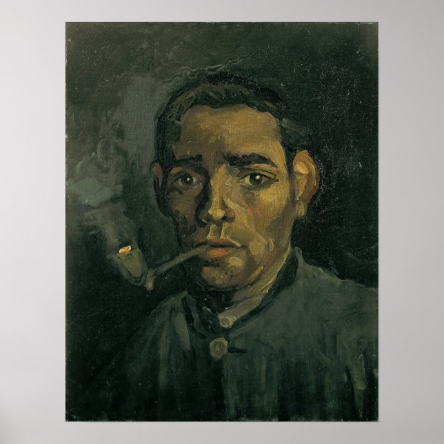 Van Gogh - huvud av en man Poster (Framsidan)