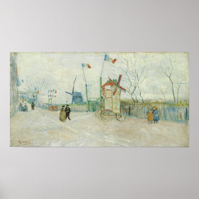 Van Gogh - Impasse Des Deux Frères Poster (Framsidan)