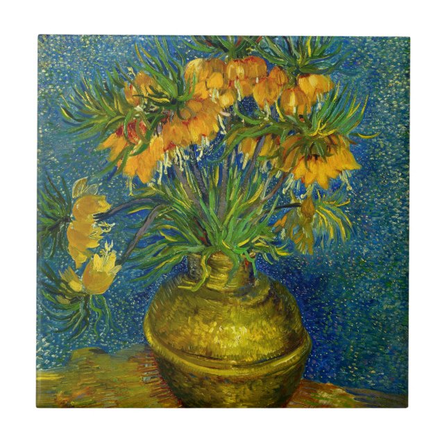 Van Gogh Imperial Fritillaries Kakelplatta (Framsidan)