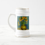 Van Gogh Imperial Fritillaries Sejdel<br><div class="desc">Ör Stein med Vincent van Goghs oljepreparerande kejsarkovänner i en koppar Vas (1887). Vackert gula blommor adorn vas mot en blå bakgrund. En fantastisk gåva till fläkt av postimperialism och nederländsk konst!</div>