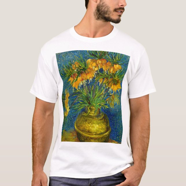 Van Gogh Imperial Fritillaries T Shirt (Framsida)