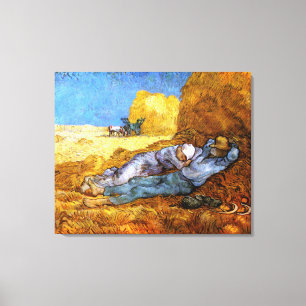 Van Gogh: Ingen vila från arbetet Canvastryck