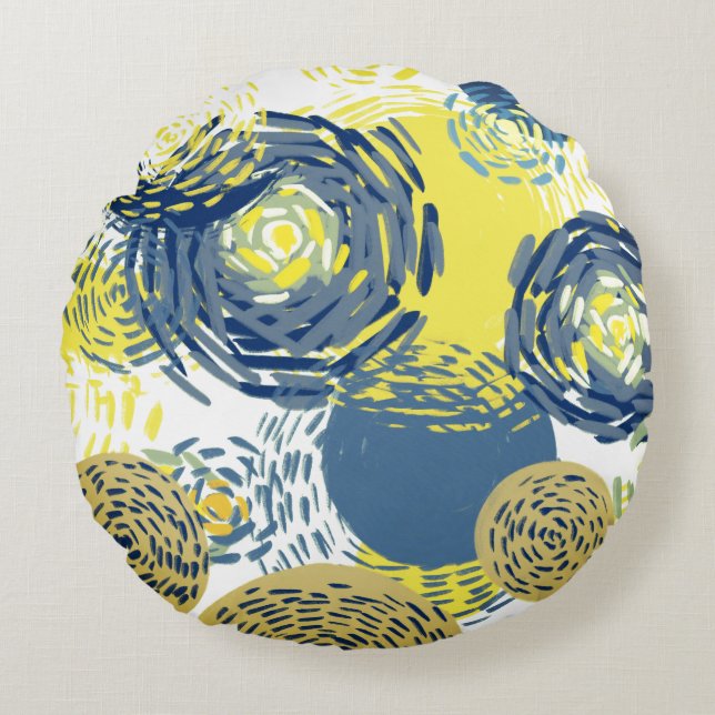 Van Gogh Inspired Blues, , Dekorativ kudde (Framsidan)