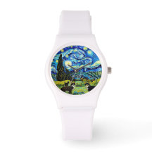 van Gogh inspirerade stjärnnattskatterna