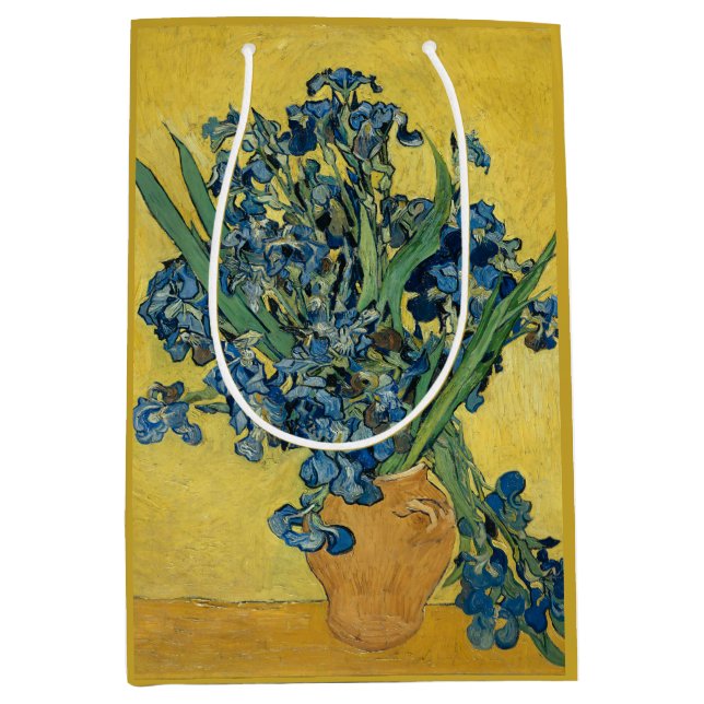 Van Gogh Iris - Kraftfull blå och gul konst (Framsidan)