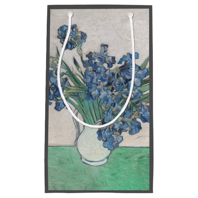 Van Gogh Iris Vas Målning Impressionism (Framsidan)