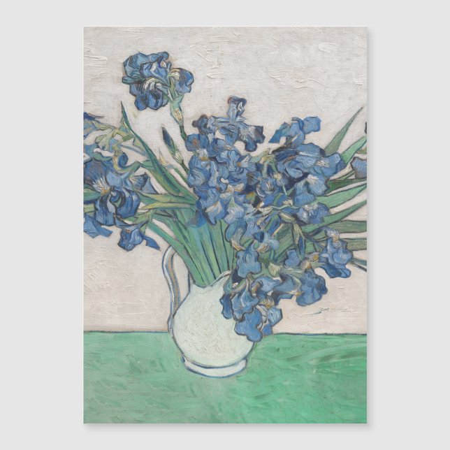 Van Gogh Iris Vas Målning Impressionism (Framsida)