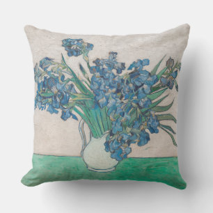 Van Gogh Iris Vas Målning Impressionism Kudde
