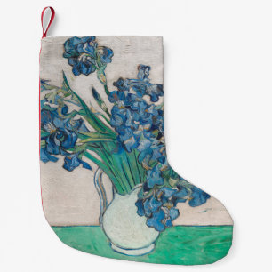 Van Gogh Iris Vas Målning Impressionism Liten Julstrumpa