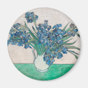 Van Gogh Iris Vas Målning Impressionism Magnet