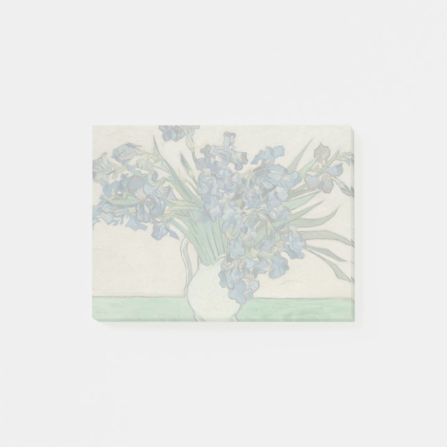 Van Gogh Iris Vas Painting Impressionism Post-it Block (Framsida)