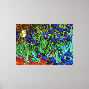 Van Gogh - Irisar, finkonst målning Canvastryck