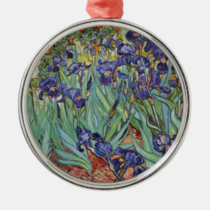 Van Gogh Irisar Impressionistisk målning Julgransprydnad Metall