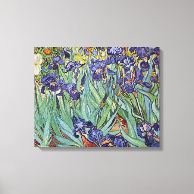 Van Gogh Iriser Impressionistisk Målning Canvastryck (Framsida)