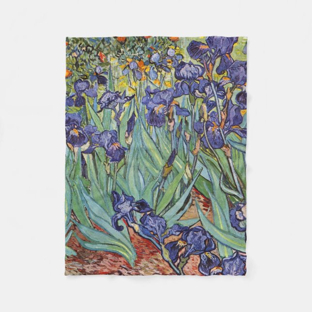 Van Gogh Iriser Impressionistisk Målning Fleecefilt (Framsidan)