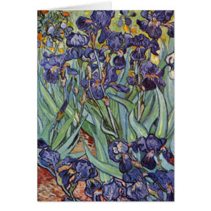 Van Gogh Iriser Impressionistisk målning Hälsningskort