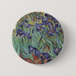 Van Gogh Iriser Impressionistisk Målning Knapp