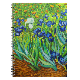 Van Gogh Irises Anteckningsbok